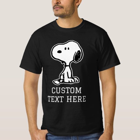 T-shirt Peanuts | Snoopy se transforme (Devant)