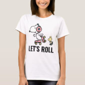 T-shirt PEANUTS | Snoopy & Woodstock | Roulons (Devant)