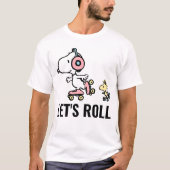 T-shirt PEANUTS | Snoopy & Woodstock | Roulons (Devant)