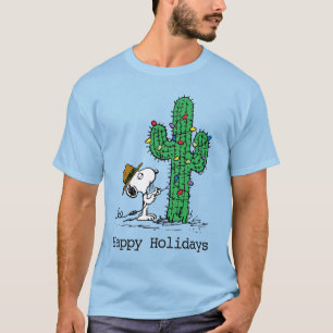 T-shirt Peanuts Spike's Holiday Cactus