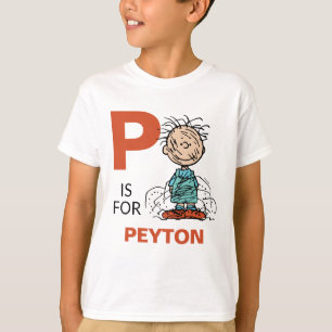 T-shirt PEANUTS Stylo à pignon personnalisé