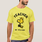 T-shirt Peanuts | Woodstock Looking Ahead Teacher (Devant)