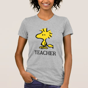 T-shirt Peanuts   Woodstock Teacher
