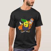 T-shirt Pear as Painer with Paint brush (Devant)
