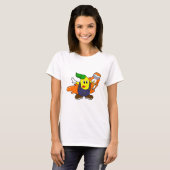 T-shirt Pear as Painer with Paint brush (Devant entier)