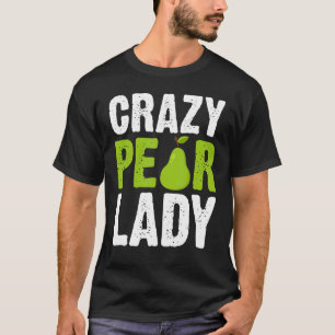 T-shirt Pear Designs For Women Mom Gardening Vegan Plante