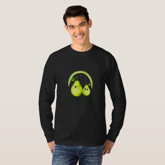 T-shirt Pear Fectly Cute Pear Pun Jokes Fruit Quote (Devant entier)