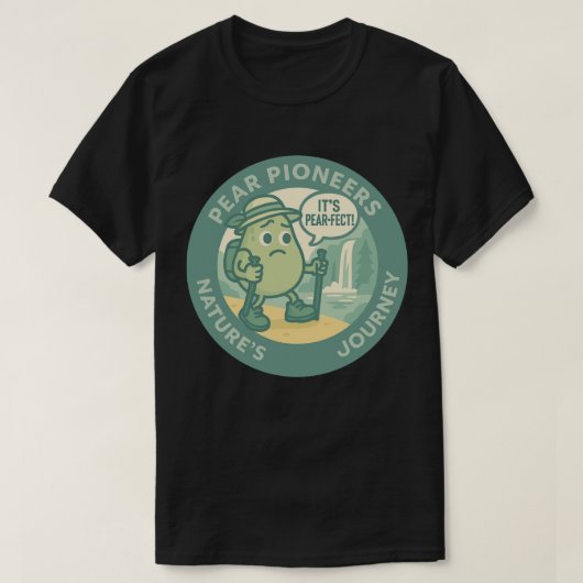 T-shirt Pear Pioneers Nature's Journey (Design devant)