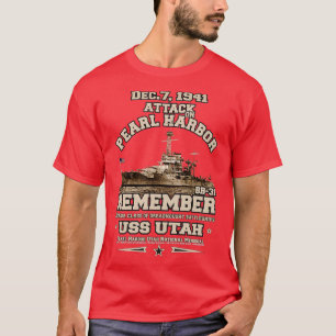 T-shirt Pearl Harbour USS Utah BB31