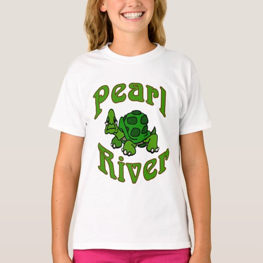 T-shirt Pearl River, Tortue (Devant)