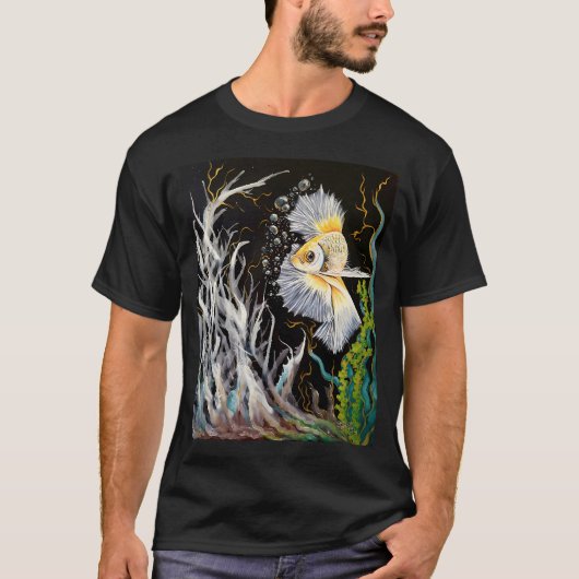 T-shirt Pearlescence de minuit (Devant)