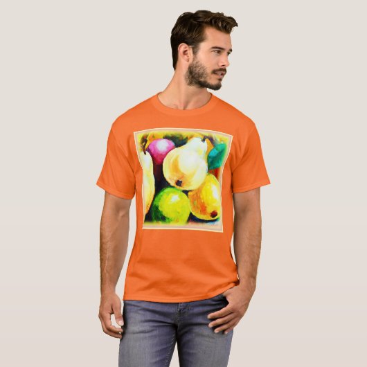 T-shirt "Pears Tree" Joli Design. Commandez dès maintenant (Devant entier)