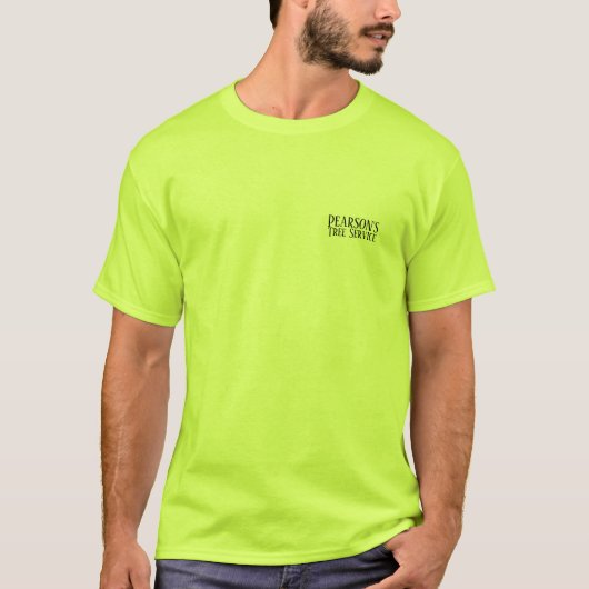 T-Shirt Pearson's Tree Service (Devant)