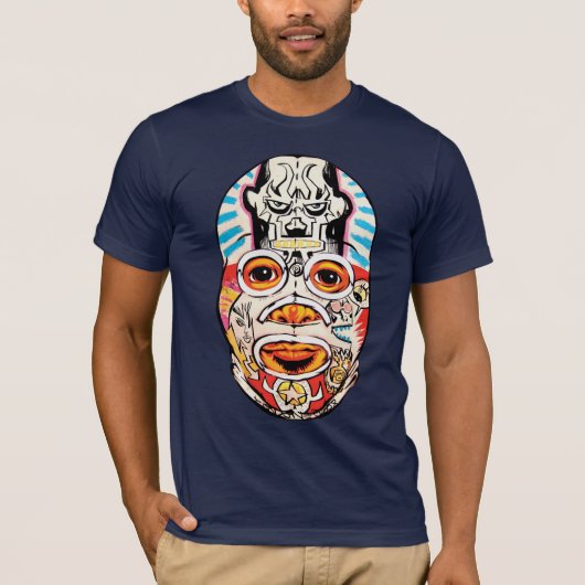 T-shirt Peat Wollaeger "Jim Mahfood Collabomask" (Devant)