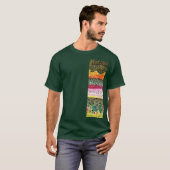 T-shirt Peau de truite : Brook Rainbow Brown - Fly Fishing (Devant entier)
