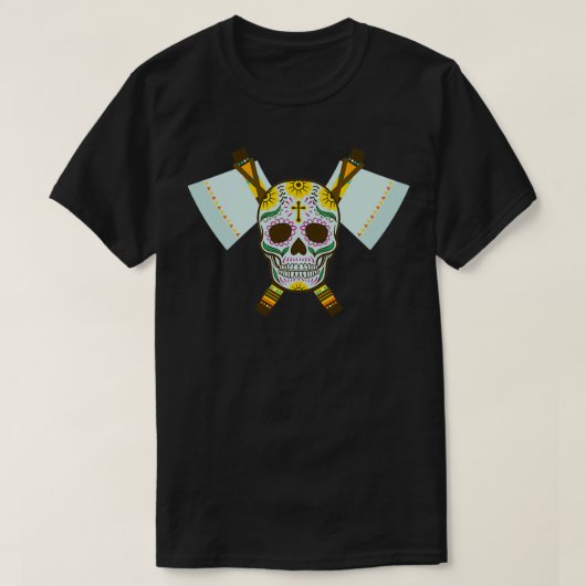 T-shirt Peau Tribal Double Ax 3 (Design devant)
