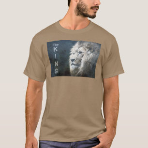 T-shirt Pebble Couleur Élégant Pop Art Lion Modèle tête
