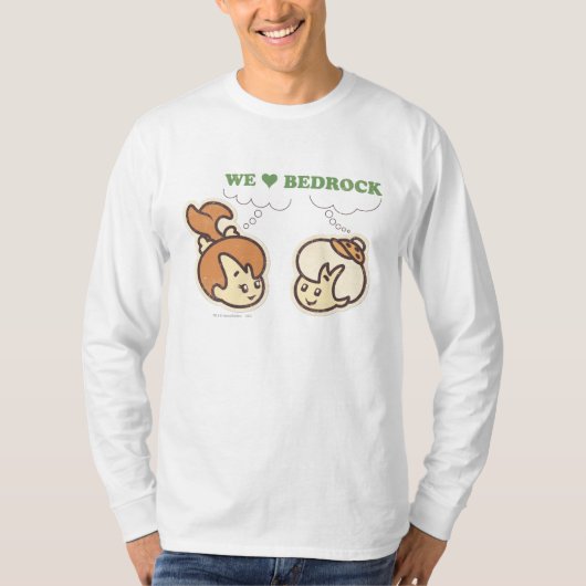 T-shirt PEBBLES™ et BAMM-BAMM™ Love Bedrock (Devant)