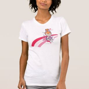 T-shirt PEBBLES™ sur arc-en-ciel rose