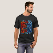 T-shirt pêche (Devant entier)