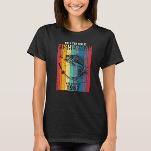T-shirt Pêche 1967 55e anniversaire 96 ans Pêcheur