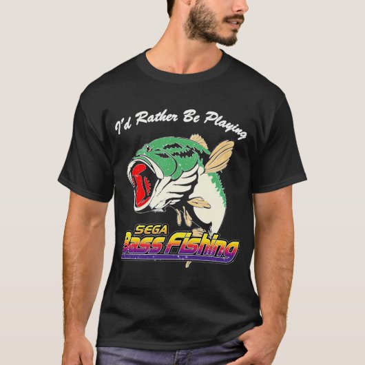 T-shirt Pêche à la basse (Devant)