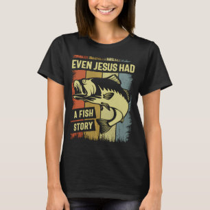 T-shirt Pêche à la basse chrétienne - Même Jésus avait une