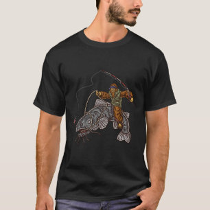 T-shirt Pêche à la capture Chasse au pied d'épi Pêcheurs 1