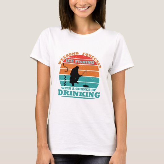 T-shirt Pêche à la glace drôle (Devant)