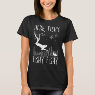 T-shirt Pêche à la lance drôle Plongée en apnée Pêche Chas