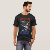 T-shirt Pêche À La Liberté Pêcheur Patriotique (Devant entier)