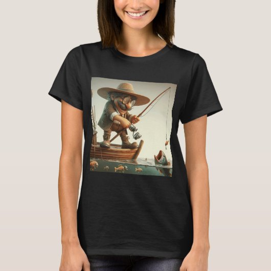 T-shirt Pêche à la ligne (Devant)