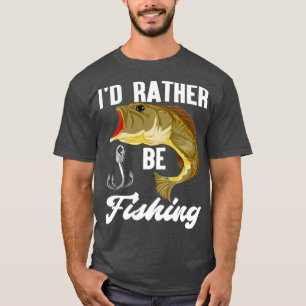 T-shirt Pêche à la ligne de poisson amusant pêcheur pêcheu