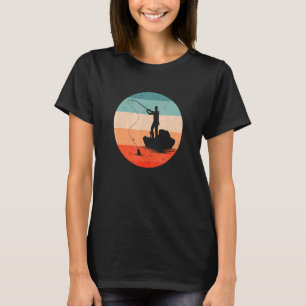 T-shirt Pêche à la ligne Pêche Poisson Rétro Vintage 1