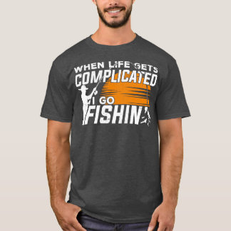 T-shirt Pêche à la ligne Sport Fisher Fisherman Cadeau