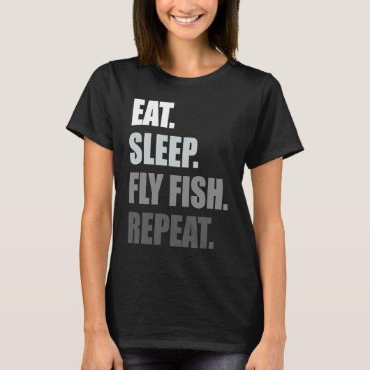 T-shirt Pêche à la mouche (Devant)