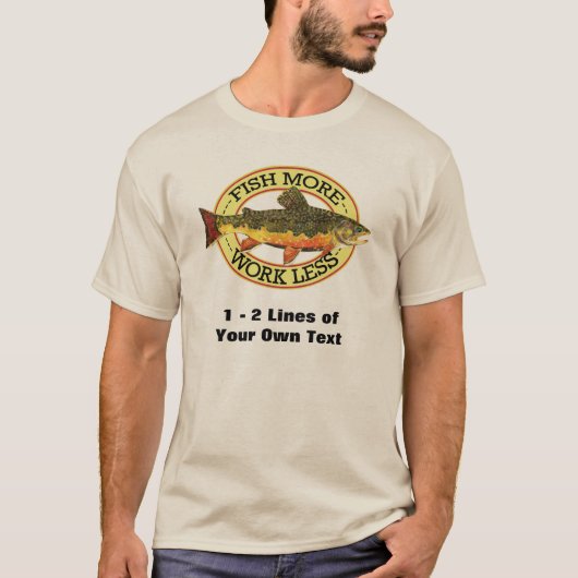 T-shirt Pêche à la mouche (Devant)