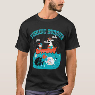 T-shirt Pêche à la mouche au coucher du soleil