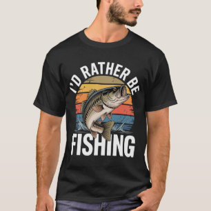 T-shirt Pêche à la mouche au coucher du soleil