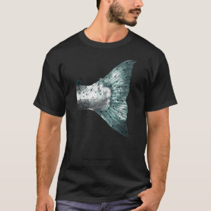 T-shirt Pêche à la mouche de la truite de mer queue