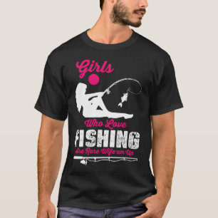 T-shirt Pêche à la mouche - Fille de pêche à la mouche