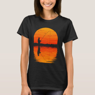 T-shirt Pêche à la mouche Rétro Vintage Truite Bass Pêche