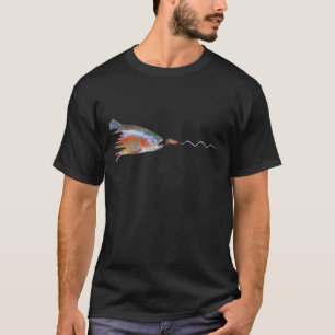 T-shirt Pêche à la mouche truite de ruisseau Amour de la p