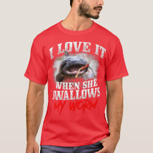 T-shirt Pêche À La Pêche Je L'Aime Quand Elle Swallow My