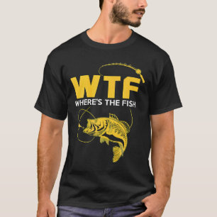 T-shirt Pêche À La Pêche Où Se Trouve Le Poisson