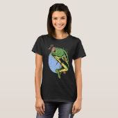 T-shirt Pêche à la perche pêcheur (Devant entier)