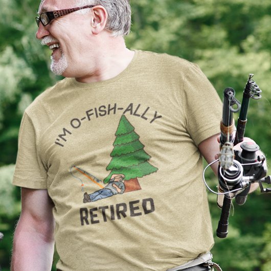 T-shirt Pêche à la retraite