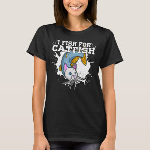 T-shirt Pêche à la silure Wels Poisson-chat Humour 4