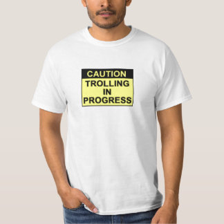 T-shirt Pêche à la traîne en cours