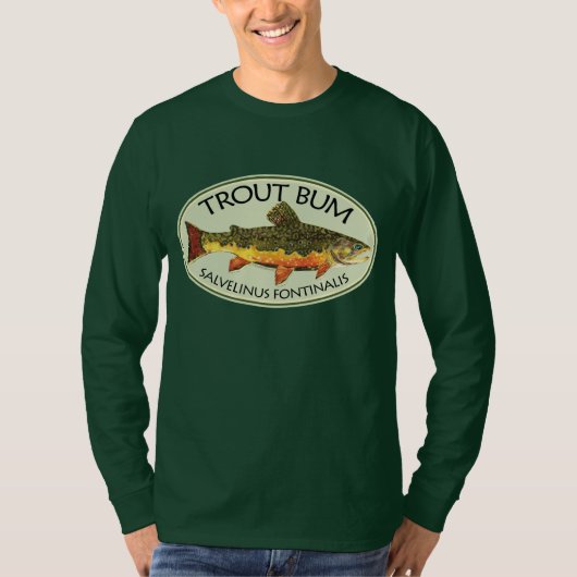 T-shirt Pêche à la truite (Devant)